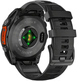 Garmin fenix 8 Smartwatch - 47mm AMOLED Slate Gray with Black Silicone Band