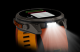 Garmin fenix 9 Pro – 51 mm Titanium with Autumn Orange/Spark Orange Silicone