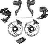 SRAM Force AXS 2X E1 Electronic HRD groupset (Left Right Shift/Hyd ED FM, Chain Force 114l, RD 36T wbatt, FrontDer wbatt, Paceline A2 CL 160mm,USB-C Charger,QuickStart Guide)