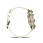 Garmin Venu 4 – 41 mm Lunar Gold with Bone Silicone Band