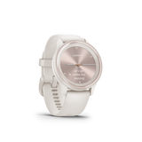 Garmin vívomove Sport, Ivory Case and Silicone Band with Peach Gold Accents