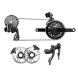 SRAM Force AXS 2X E1 Electronic HRD groupset (Left Right Shift/Hyd ED FM, Chain Force 114l, RD 36T wbatt, FrontDer wbatt, Paceline A2 CL 160mm,USB-C Charger,QuickStart Guide)