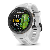 Garmin Approach S70, 42 mm, Black/Peach Ceramic Bezel with White Silicone Band