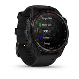 Garmin Descent Mk3i, 43 mm, Carbon Gray DLC Titanium with Black Silicone Band