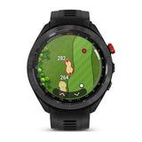 Garmin Approach S70, 47 mm, Black/Red Ceramic Bezel with Black Silicone Band
