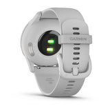 Garmin vívomove Trend, Silver Stainless Steel Bezel with Mist Gray Case and Silicone Band