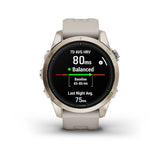 Garmin epix Pro (Gen 2), Sapphire Edition  42 mm, Soft Gold with Light Sand Band
