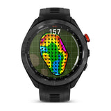 Garmin Approach S70, 47 mm, Black/Red Ceramic Bezel with Black Silicone Band