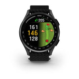 Garmin Approach S50, Slate Aluminum Bezel with Black Nylon Band