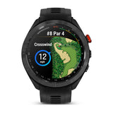 Garmin Approach S70, 47 mm, Black/Red Ceramic Bezel with Black Silicone Band