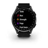 Garmin Approach S50, Slate Aluminum Bezel with Black Nylon Band