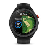 Garmin Approach S70, 47 mm, Black/Red Ceramic Bezel with Black Silicone Band