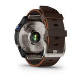 Garmin D2 Mach 1, Aviator Smartwatch with Oxford Brown Leather Band