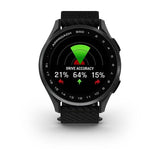 Garmin Approach S50, Slate Aluminum Bezel with Black Nylon Band