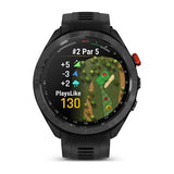 Garmin Approach S70, 47 mm, Black/Red Ceramic Bezel with Black Silicone Band