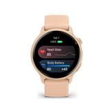 Garmin vívoactive 6 Metallic Pink Dawn with Pink Dawn Band