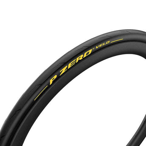 Pirelli, PZero Velo Special Edition Yellow, Tire, 700x25C, Folding, Clincher, Smartnet Silica, Aramid Fiber, 127TPI, Black