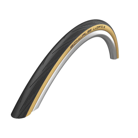 Schwalbe, Lugano II, Tire, 700x25C, Wire, Clincher, Silica, K-Guard, 50TPI, Tanwall