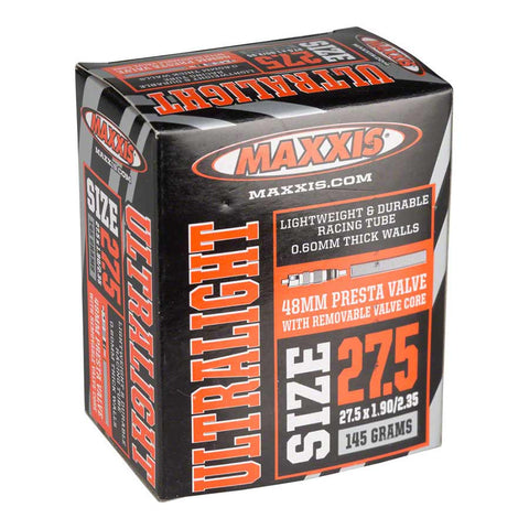 Maxxis, Ultralight, Tube, Presta, Length: 48mm, 29'', 1.90-2.35