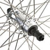 Sta-Tru, ST735 Stainless, Wheel, Rear, 700C / 622, QR, 135mm, Rim, Freewheel