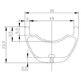 Eclypse, DB729 Trail Boost XD, Wheel, Front and Rear, 27.5'' / 584, Holes: F: 28, R: 28, F: 15mm, R: 12mm, F: 110, R: 148, Disc IS 6-bolt, SRAM XD, Pair