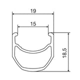 Mavic, Open Pro, Rim, 700c, ISO 622, 28H, Double wall, Welded joint, Presta, Black