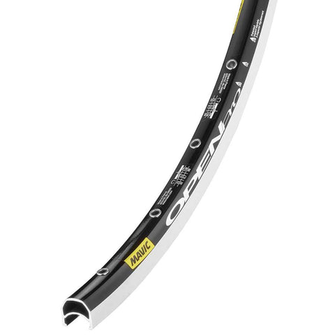 Mavic, Open Pro, Rim, 700c, ISO 622, 32H, Double wall, Welded joint, Presta, Black