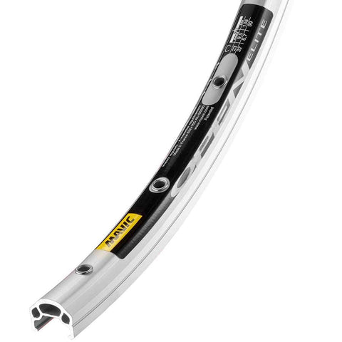 Mavic, Open Elite, Rim, 700c, ISO 622, 36H, Double wall, Pinned, Presta, Silver