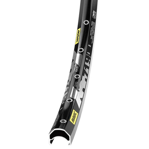 Mavic, A 719, Rim, 700c, ISO 622, 32H, Double wall, Welded joint, Presta, Schrader, Black