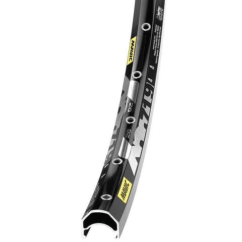 Mavic, A 719, Rim, 700c, ISO 622, 36H, Double wall, Welded joint, Presta, Schrader, Black
