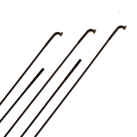 Sapim, Laser, Spokes, Double Butted J-Bend, Black, 2.0/1.5, Length: 283, 20pcs