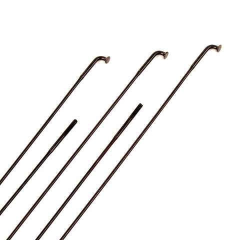 Sapim, Laser, Spokes, Double Butted J-Bend, Black, 2.0/1.5, Length: 288, 100pcs