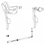 SRAM Rival AXS Disc Brake Hose Hood Assembly 11.5018.064.000