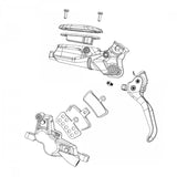 SRAM, Disc Brake Pads - 20 Sets, Disc Brake Pads, Shape: SRAM Guide/Avid Trail, Organic, 20 pairs