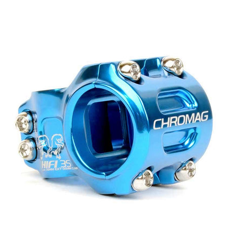 Chromag, HiFi, Stem, 1-1/8'', L: 35mm, 0°, Dia: 35mm, Blue