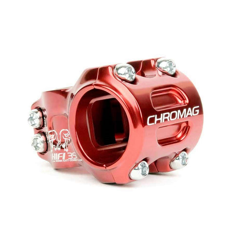 Chromag, HiFi, Stem, 1-1/8'', L: 50mm, 0°, Dia: 35mm, Red