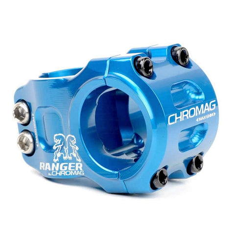 Chromag, Ranger V2, Stem, 1-1/8'', L: 31mm, 0°, Dia: 31.8mm, Blue