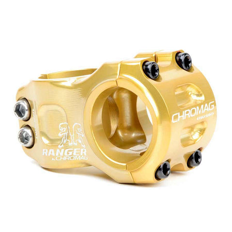 Chromag, Ranger V2, Stem, 1-1/8'', L: 40mm, 0°, Dia: 31.8mm, Gold