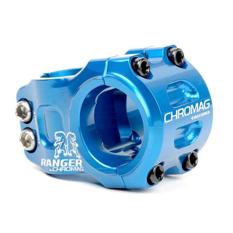 Chromag, Ranger V2, Stem, 1-1/8'', L: 50mm, 0°, Dia: 31.8mm, Blue