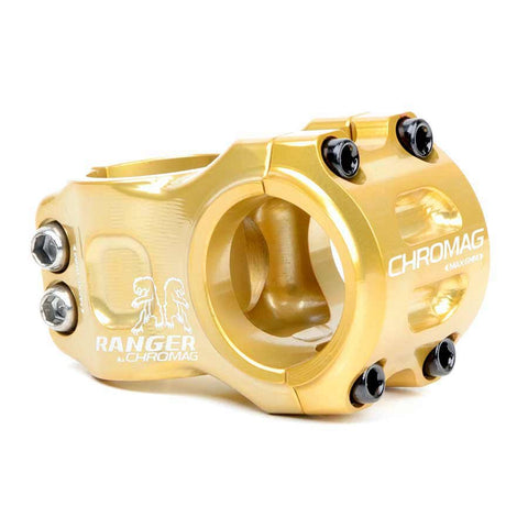 Chromag, Ranger V2, Stem, 1-1/8'', L: 60mm, 0°, Dia: 31.8mm, Gold