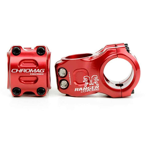 Chromag, Ranger V2, Stem, 1-1/8'', L: 60mm, 0°, Dia: 31.8mm, Red