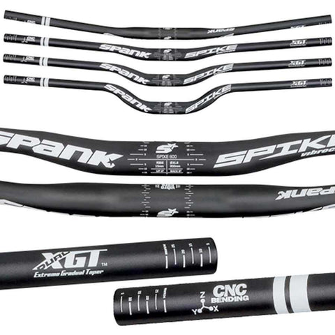 Spank, Spike 800 Vibrocore, MTB Handlebar, Diameter: 31.8mm, 800mm, Rise: 15mm, Black