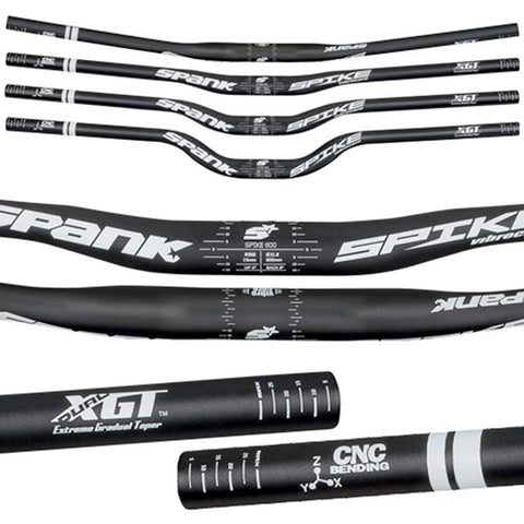 Spank, Spike 800 Vibrocore, MTB Handlebar, Diameter: 31.8mm, 800mm, Rise: 75mm, Black