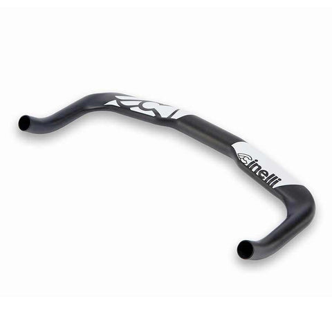 Cinelli, BULLHORN, Track Handlebar, Diameter: 31.8mm, 400mm, Black