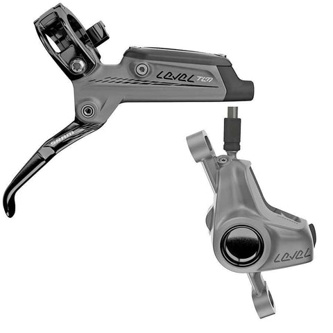 SRAM, Level TLM, Hydraulic disc brake, Rear, Gray, Rotor and bracket not included