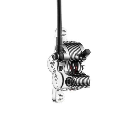 TRP, G-Spec Quadiem, MTB Hydraulic Disc Brake, Front, Post mount, Disc: Not included, 312g, Silver