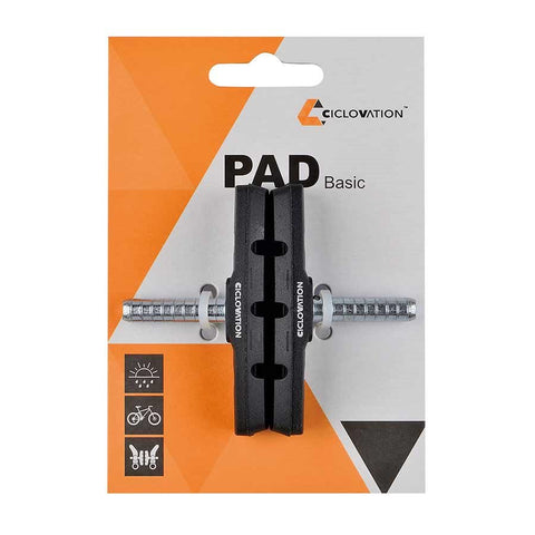 Ciclovation, Basic Mountain, Brake pad, 70mm, Cartridge type, Post type, Black, Unit
