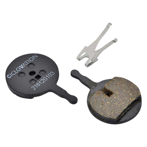 Ciclovation, Advanced Disc, Disc brake pad, Organic, Steel backplate, Box of 15, Avid BB5
