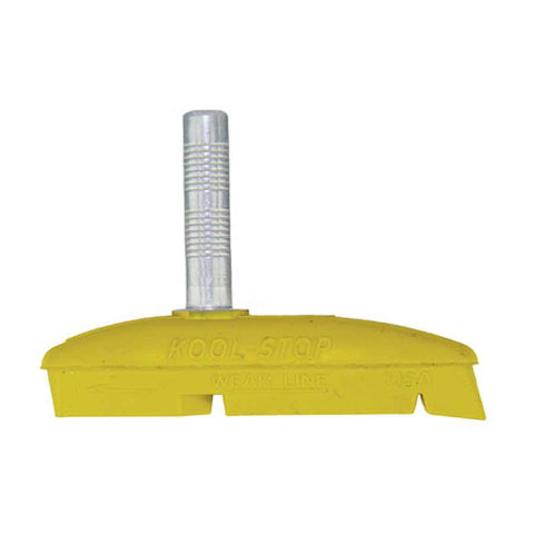Kool Stop, Thinline, Cantilever Brake Pads, Non-threaded posts, Rubber, Yellow, Pair