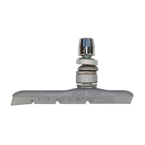 Kool Stop, Thinline, Cantilever Brake Pads, Threaded posts, Rubber, Silver, Pair